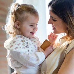 Walking Mum Bavoir Botton Fleurs