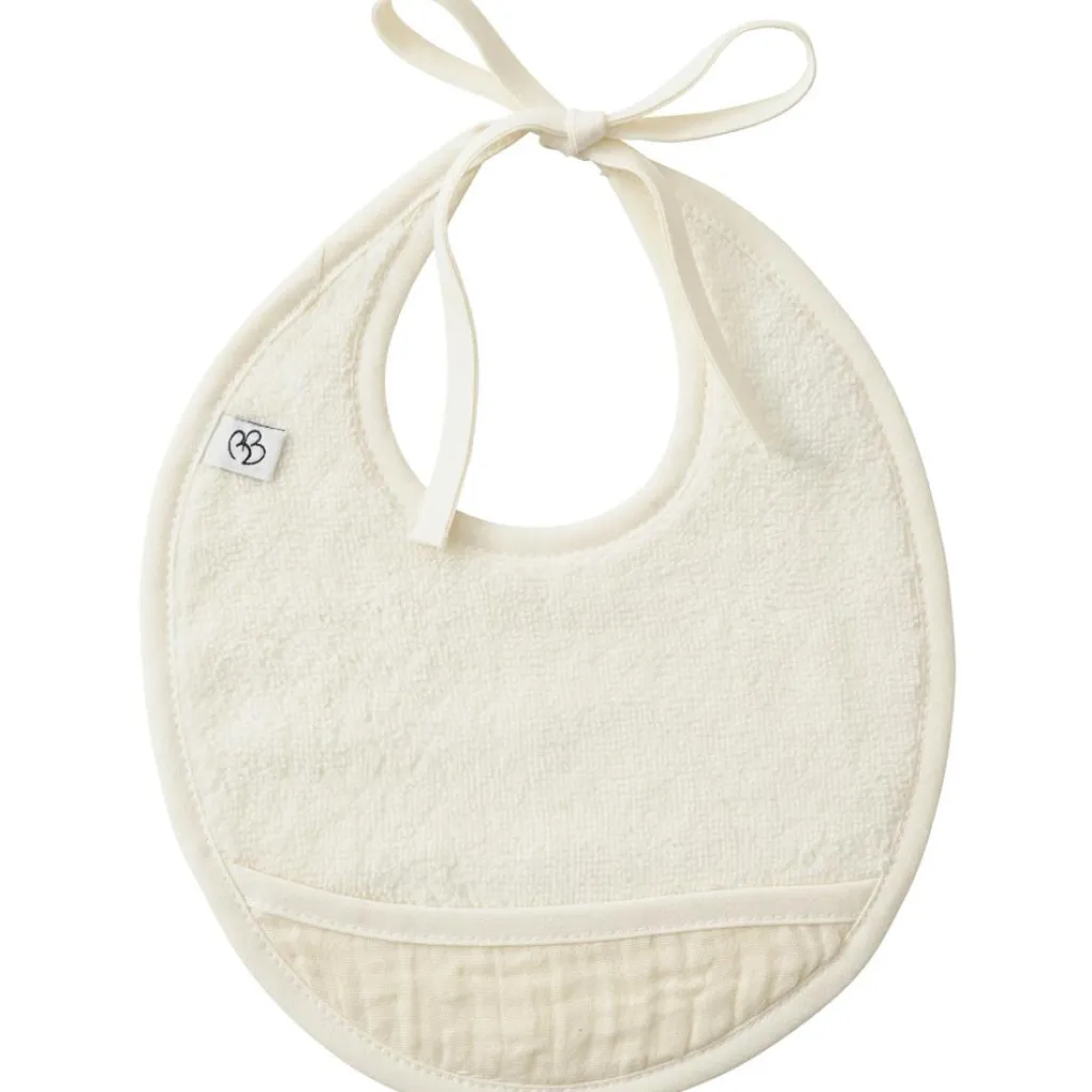 BB & Co Bavoir de naissance à nouer Mousse de lait