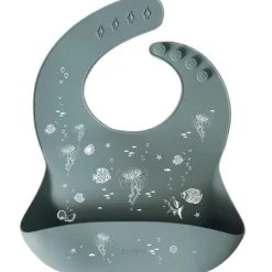 Bavoir en silicone à poche Océan Bavoirs