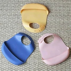 Clearance Bavoir en silicone Bleu Bavoirs