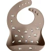 New Bavoir en silicone Minouche taupe Bavoirs