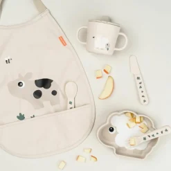 Discount Bavoir élastique Tiny farm Sable Bavoirs