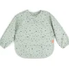 Done by Deer Bavoir manches avec poche Happy dots Vert