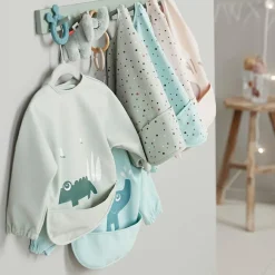 New Bavoir manches avec poche Lalee Sable Bavoirs