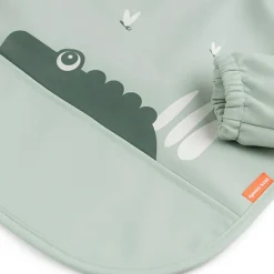 Best Bavoir manches avec poche Croco Vert Bavoirs