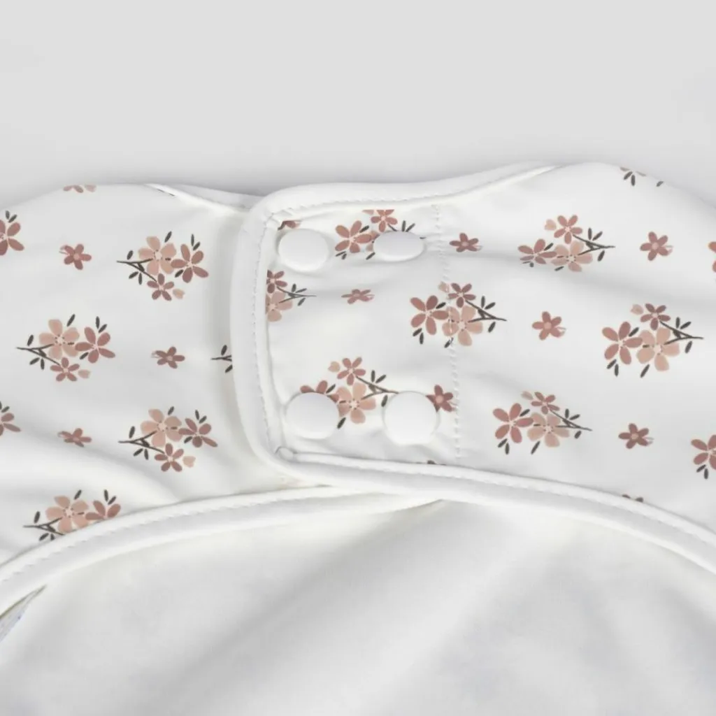 Sale Bavoir manches longues Botton Fleurs Bavoirs