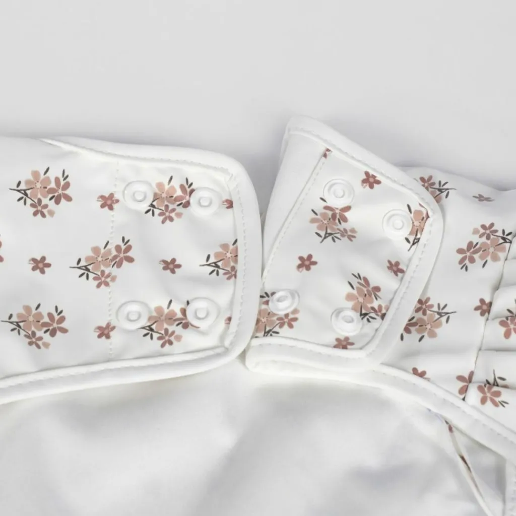 Sale Bavoir manches longues Botton Fleurs Bavoirs