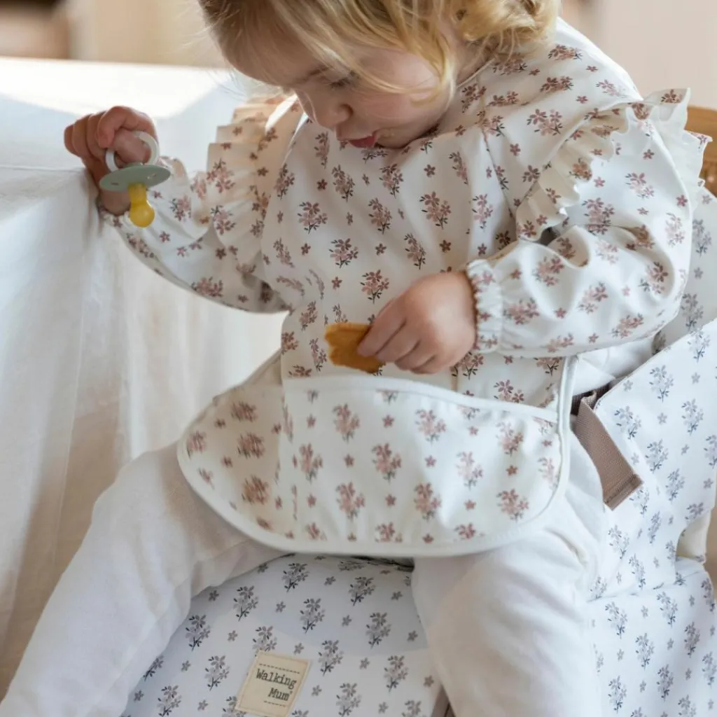 Sale Bavoir manches longues Botton Fleurs Bavoirs