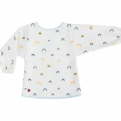 Baby to Love Bavoir manches longues imperméable Rainbow