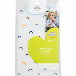 Baby to Love Bavoir manches longues imperméable Rainbow