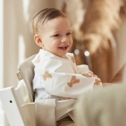 New Bavoir manches longues Teddy Bear Bavoirs