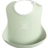 BabyBjörn Bavoir plastifié à poche vert pastel