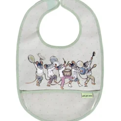 Petit Jour Paris Bavoir plastifié à velcro Ernest et Célestine