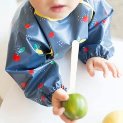Best Bavoir plastifié manches longues Fruits Bavoirs