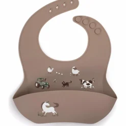 Best Bavoir silicone imprimé A la ferme Bavoirs