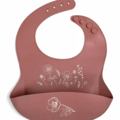 Bavoir silicone imprimé Fleurs d'automne Bavoirs