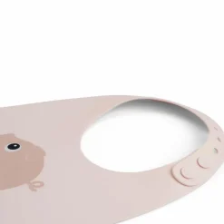 Sale Bavoir silicone Pigee Rose Bavoirs