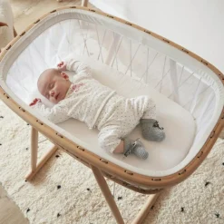 Charlie Crane Berceau à bascule Kumi Mousse Hazelnut