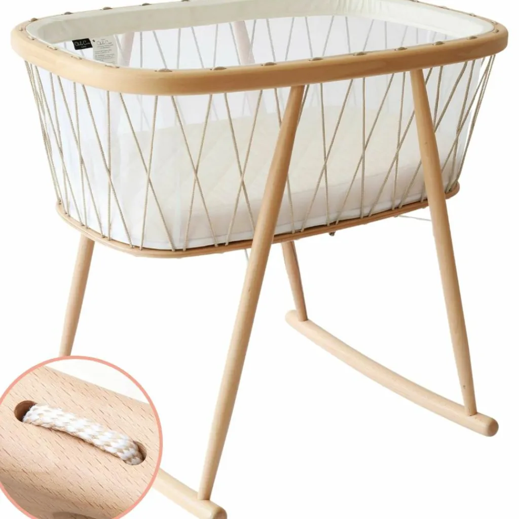 Discount Berceau à bascule Kumi Mousse Desert Berceau