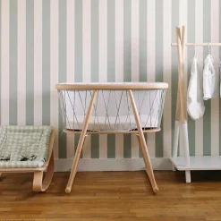 Charlie Crane Berceau à bascule Kumi Mousse Lichen