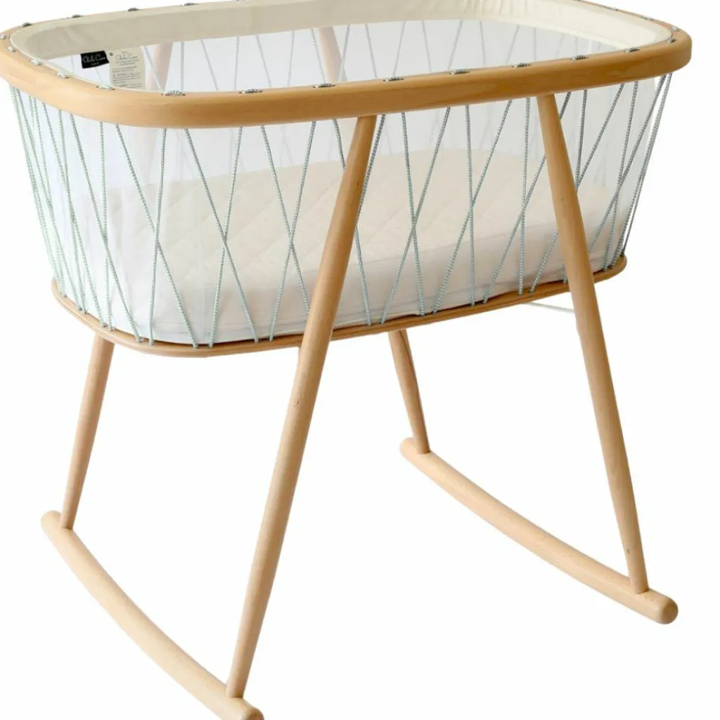 Charlie Crane Berceau à bascule Kumi Organic Lichen