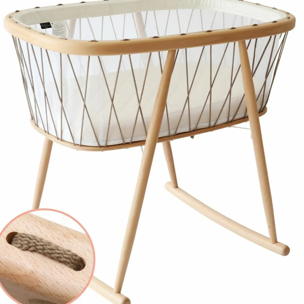 Charlie Crane Berceau à bascule Kumi Organic Hazelnut