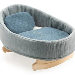 Djeco Berceau à bascule pour poupon Blue Dream