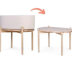 Berceau 2 en 1 Teddy écru Berceau