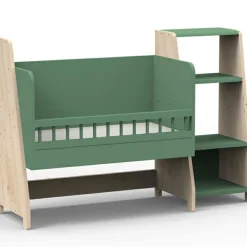 Mathy by bols Berceau cododo évolutif avec colonne étagère Asymetry Montessori (coloris au choix)