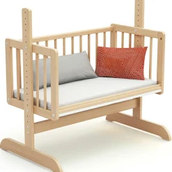 AT4 Berceau cododo évolutif en bureau en bois de hêtre Essentiel