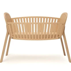 Charlie Crane Berceau cododo évolutif Kodo en bois naturel (80 x 43 cm)