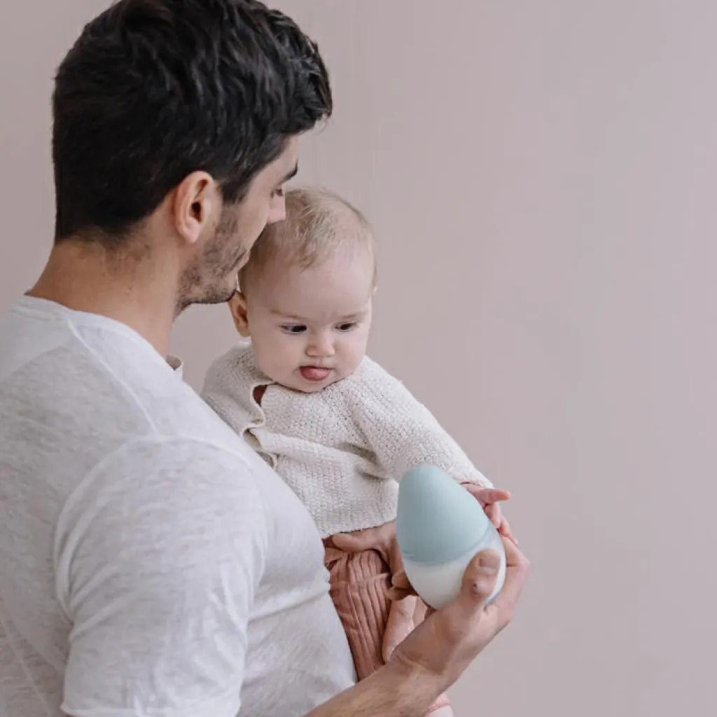 Sale Biberon anti-colique en silicone ivy green (150 ml) Biberon