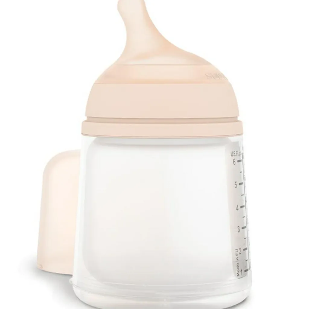 Suavinex Biberon anti-colique spécial allaitement Zerø.Zerø (180 ml)