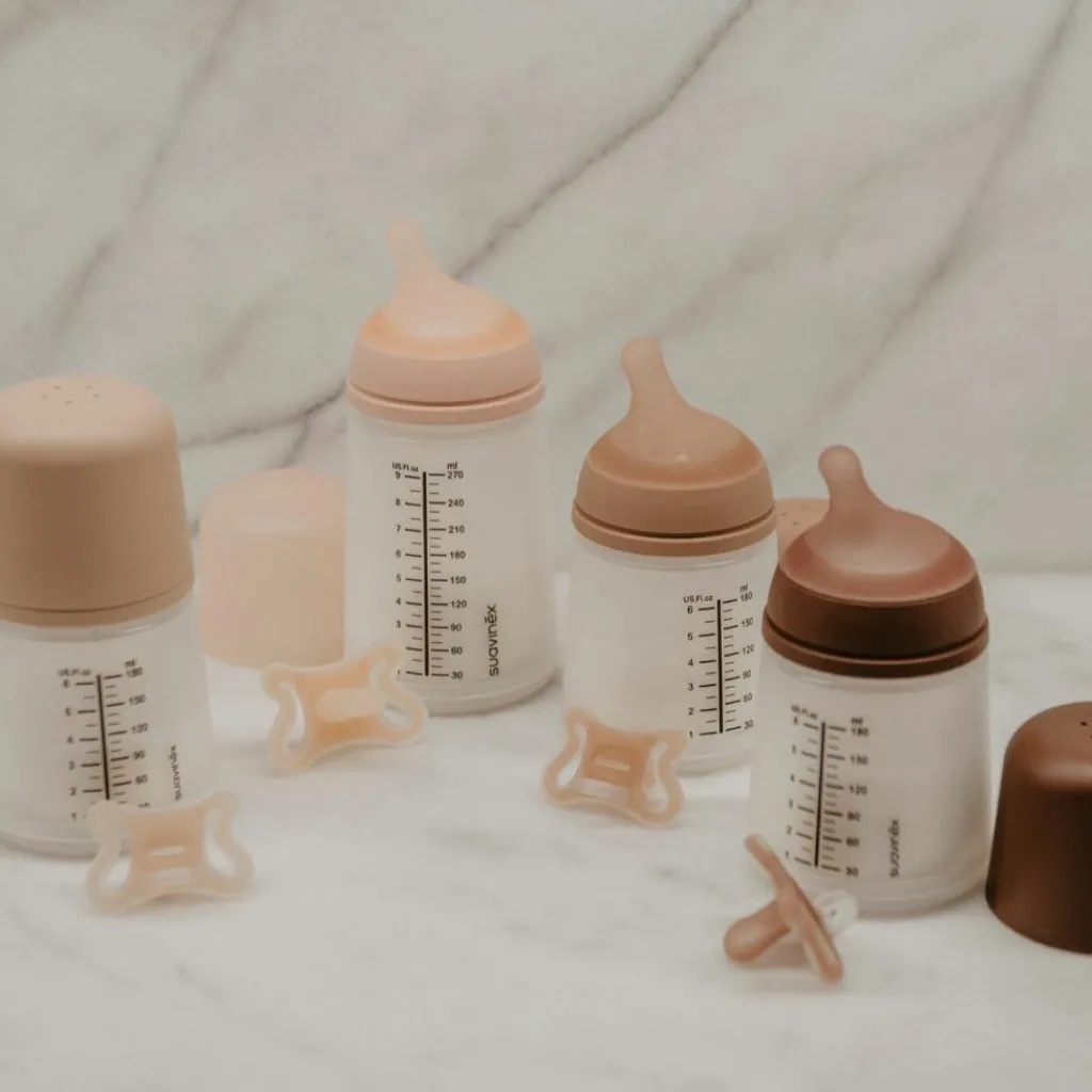 Suavinex Biberon anti-colique Zerø.Zerø - Débit Moyen - M Deep (270 ml)