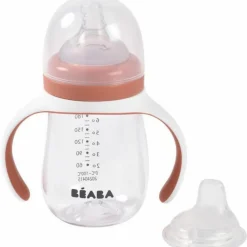 Béaba Biberon d'apprentissage 2 en 1 terracotta (210 ml)