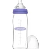 Lansinoh Biberon en verre Natural Wave spécial allaitement (240 ml)