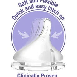 Lansinoh Biberon en verre Natural Wave spécial allaitement (160 ml)