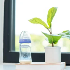 Lansinoh Biberon en verre Natural Wave spécial allaitement (160 ml)