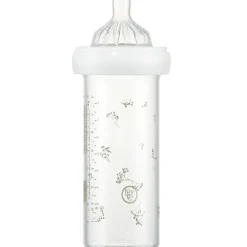 New Biberon verre anti colique Gypsophile vert (240 ml) Biberon