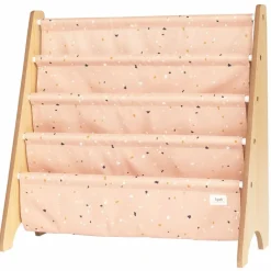 3 sprouts Bibliothèque en tissu recyclé Terrazzo argile