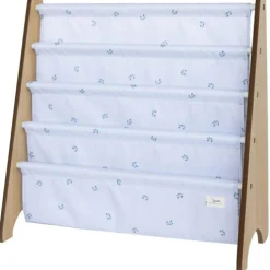 Discount Bibliothèque en tissu recyclé Myrtilles gris Bibliothèque