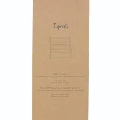 Online Bibliothèque en tissu recyclé Uni gris clair Bibliothèque