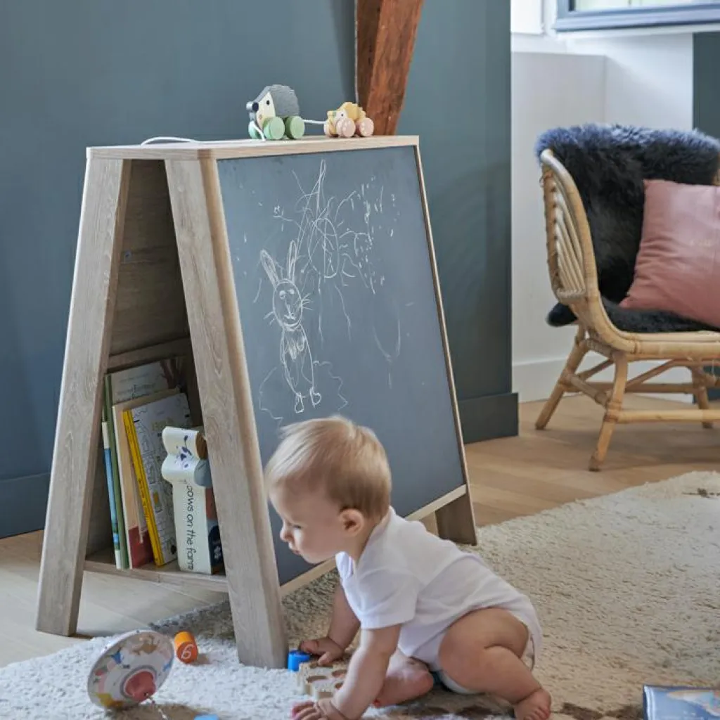 Hot Bibliothèque et tableau noir 2 en 1 Achille Bibliothèque