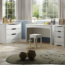 Bloc de rangement 3 tiroirs Fusion blanc Meuble D'Appoint