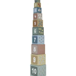 New Blocs à empiler en carton Little Farm Jouet À Empiler