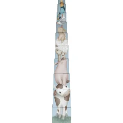 New Blocs à empiler en carton Little Farm Jouet À Empiler