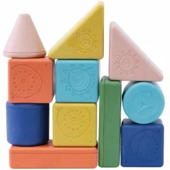 Best Blocs à empiler et hochet (11 pièces) Jouet À Empiler