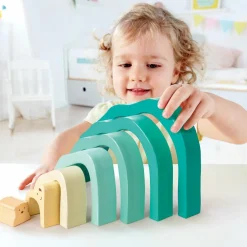 Hot Blocs à empiler Ours polaire arctique Jouet À Empiler