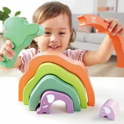 Hape Blocs à empiler Safari Eléphant