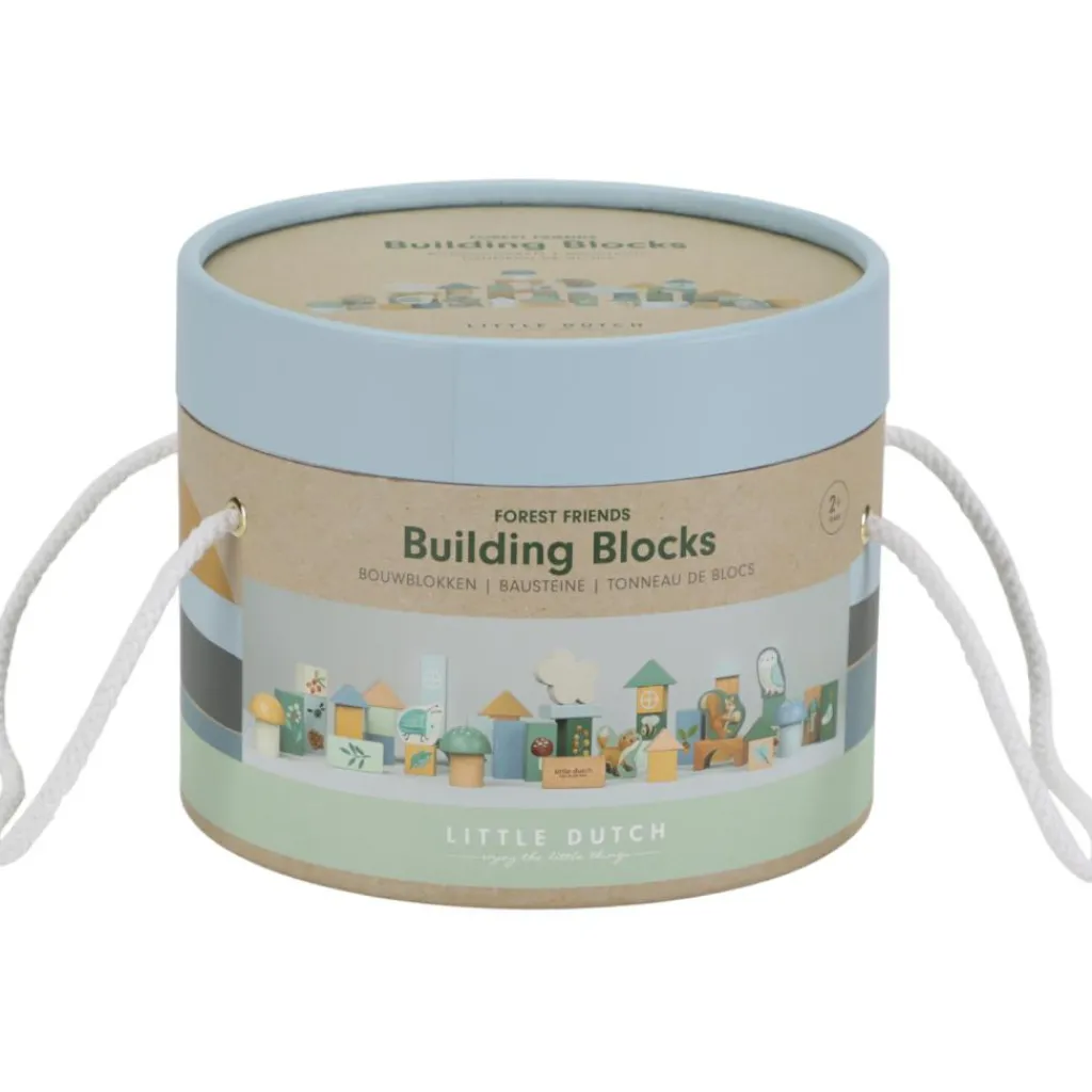 New Blocs de construction en bois FSC Forest Friends Jeu De Construction